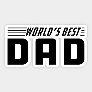 Dad - World's Best Dad Sticker